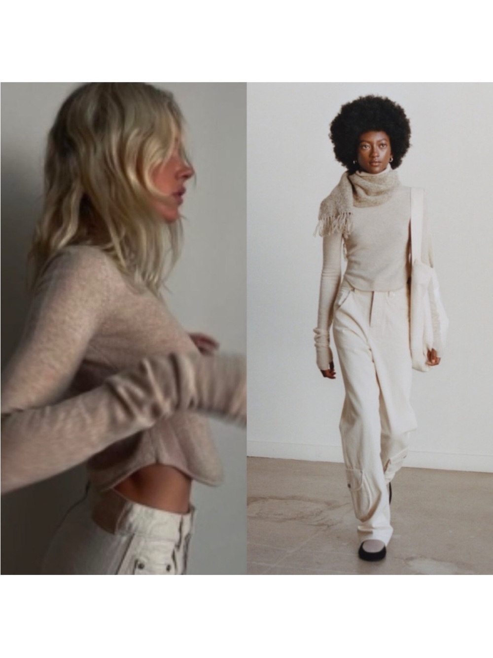 Helsa Alva Cashmere Turtleneck Sweater